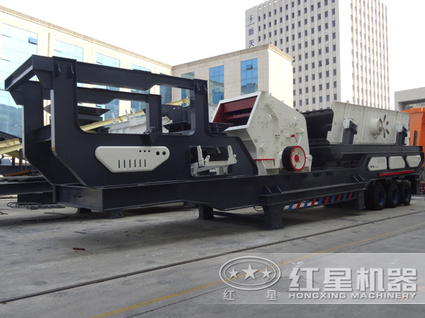 輪胎式反擊破移動(dòng)破碎站