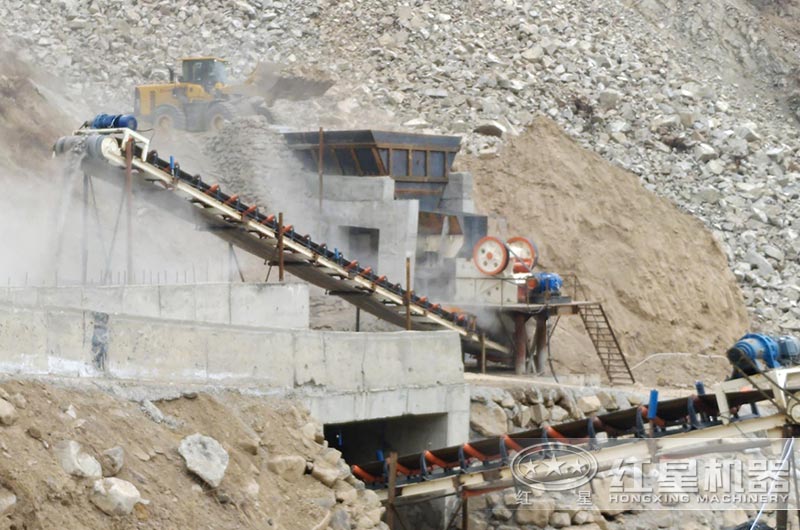 碎石生產現場 碎石生產現場
